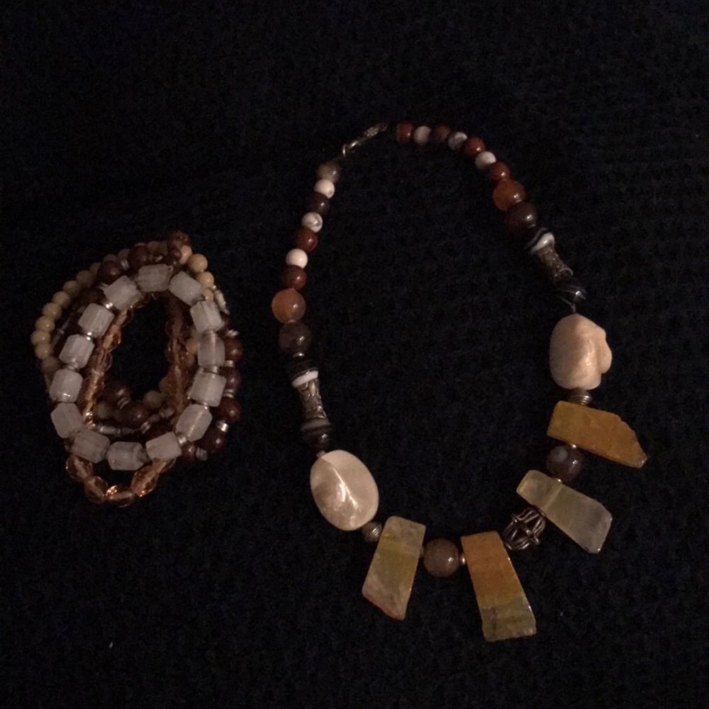 Bracelet and necklace
